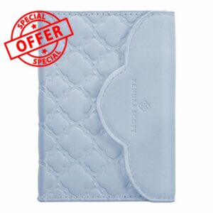 Kendra Scott Trifold MagSafe Wallet/Card Holder - Compatible with MagSafe Phones and Cases - Blue Filigree