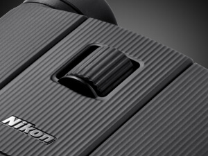 Close up of TRAILBLAZER II focusing knob
