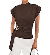 PRETTYGARDEN Women's Summer Tops 2026 Casual Short Sleeve Crewneck Slim Fit T Shirts Basic Knit Y...