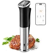 INKBIRD 2.4G WiFi Sous Vide Cooker ISV-101W, 1000 Watts Sous Vide Machine Thermal Immersion Circu...