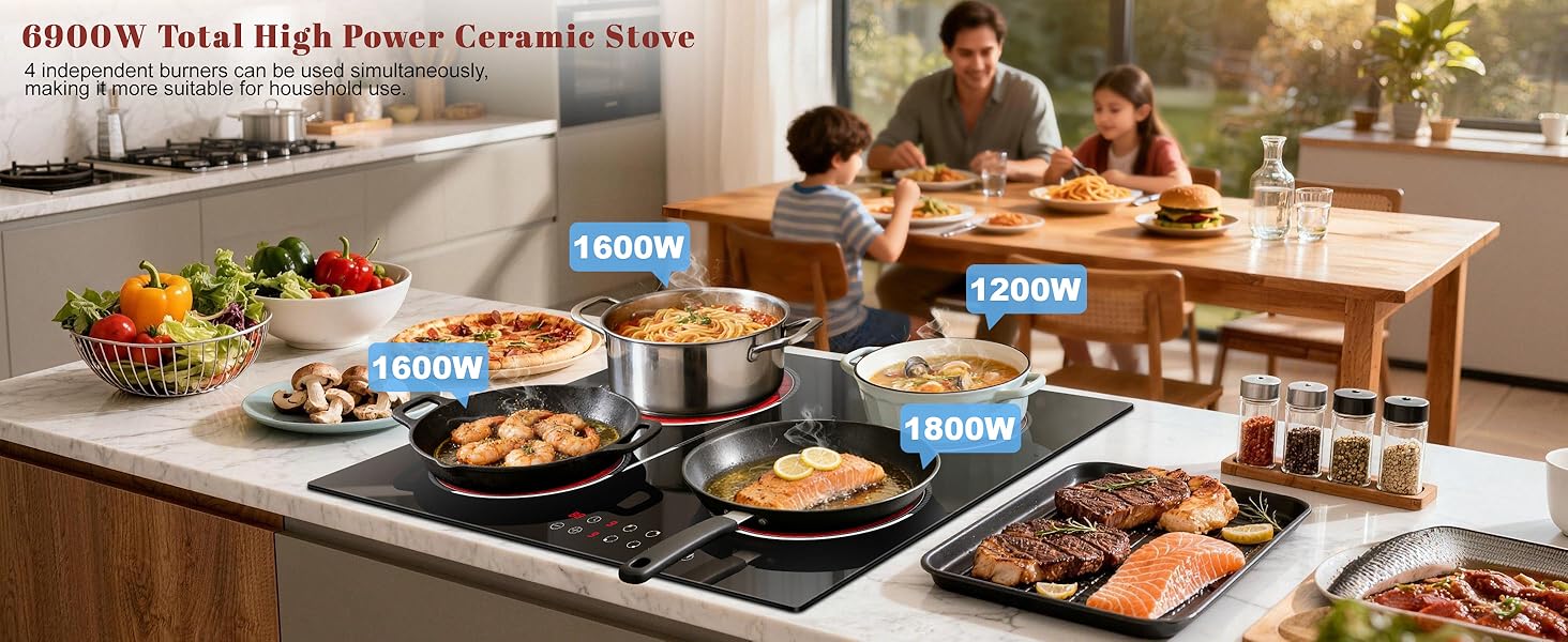 built-in ceramic cooktop