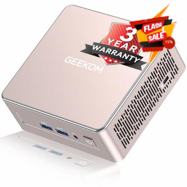 GEEKOM A5 Mini PC with AMD Ryzen 7 5800H