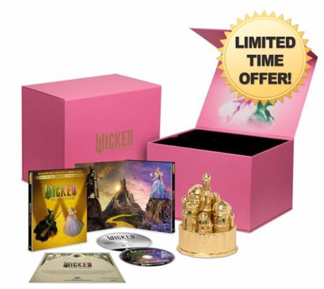 Wicked: For Good - Limited Edition Gift Set 4K Ultra HD + Blu-ray + Digital