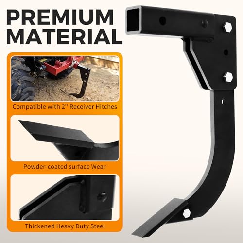 Thicken Trench Digger with 2pcs Replaceable Teeth