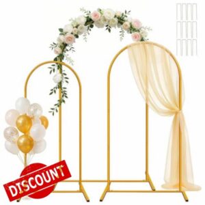 Metal Arch Backdrop Stand Set of 3 (6/6.6/7.2ft)