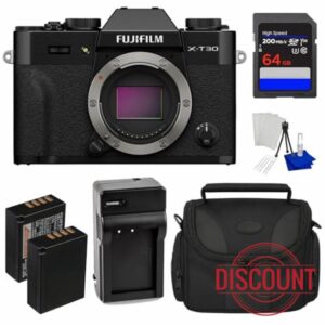 Fujifilm X-T30 III Mirrorless Camera Body (Black) – 26.1MP X-Trans