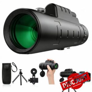 80X100 High Power Monocular Telescope for Adults