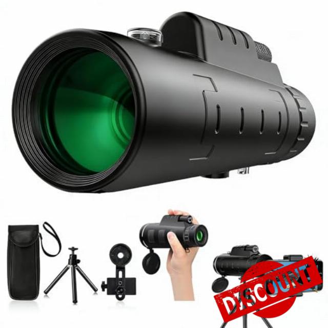 80X100 High Power Monocular Telescope for Adults