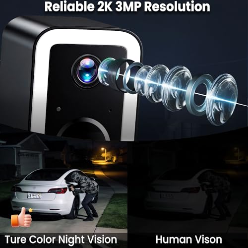 Crime Prevention with AI Motion Detection & Spotlight Siren Alarm
