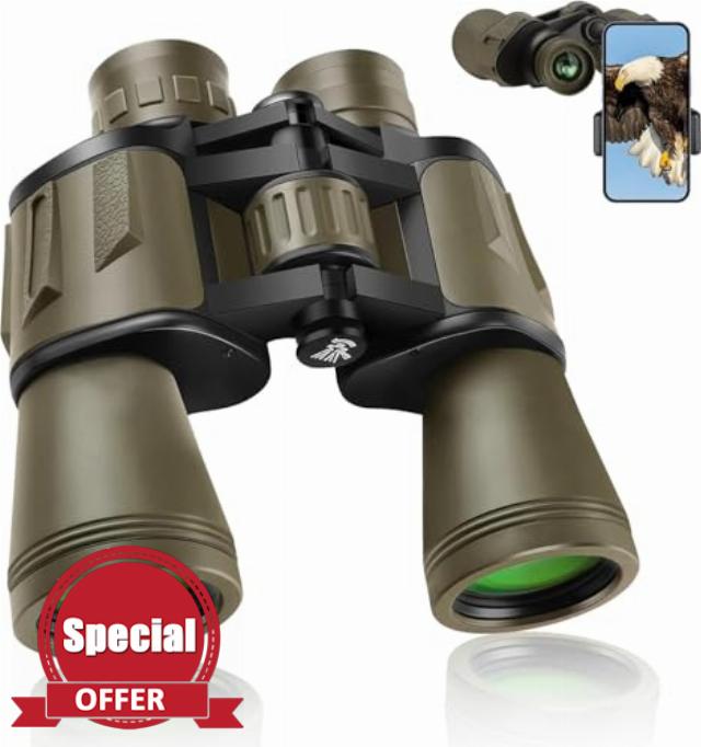 20x50 Binoculars for Adults High Powered