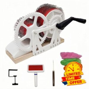 Feqaeqe Manual Wool Drum Carder