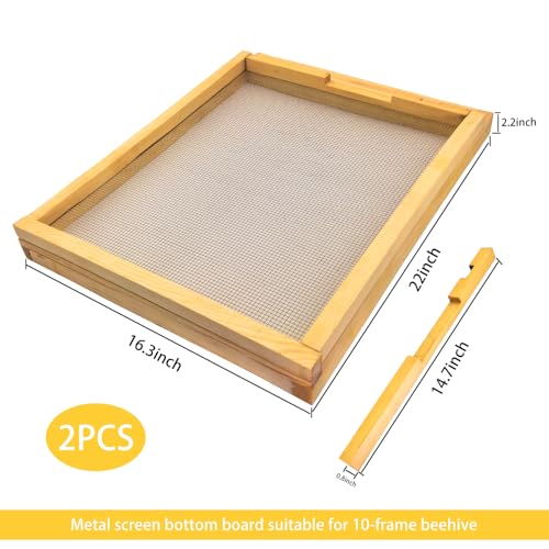 Screen Bottom Board with Solid Wood for Beekeeping Supplies