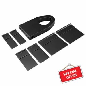Universal Auto Body Pull and Weld Clamp Set - 7 Plate Kit with Hook