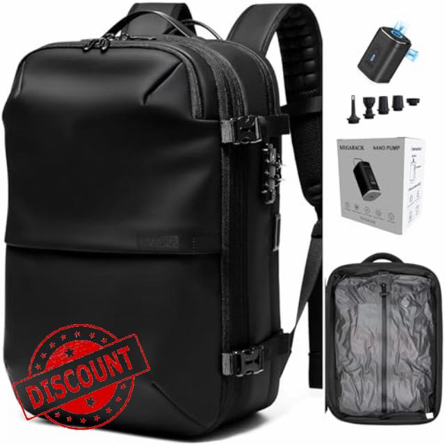 Vacuum Backpack Travel with Pump