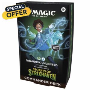 Magic: The Gathering Secrets of Strixhaven Commander Deck - Quandrix Unlimited (100-Card Deck
