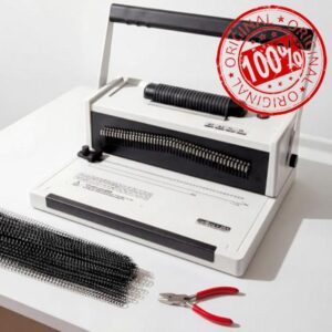 Spiral Binding Machine with Electric Coil Inserter