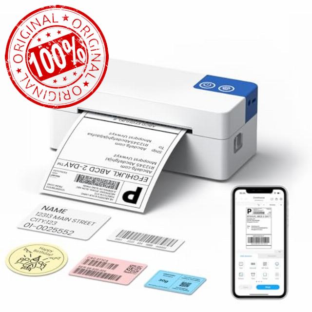 Bluetooth Thermal Shipping Label Printer