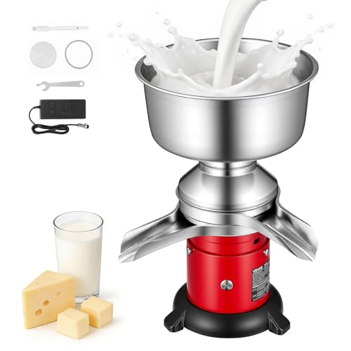 60L/H Output 10500RPM Milk Cream Centrifugal Separator