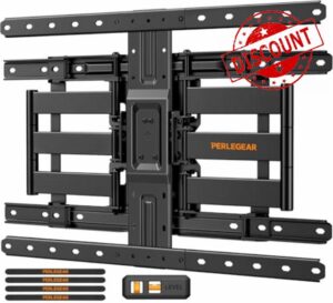 Perlegear Ultra Slim TV Wall Mount 1.1" Low Profile for 42-90" TVs