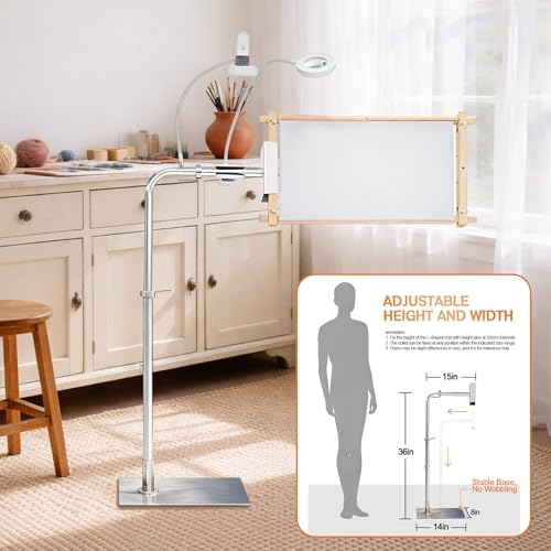 Heavy Duty Metal Frame Stand Holder for Hoops