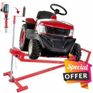 Upgraded Lawn Mower Lift Jack for Riding Lawn Mowers & Garden Tractors