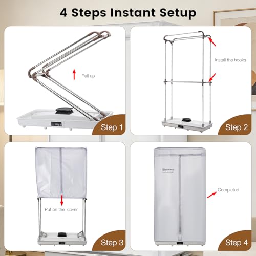 Easy Installation Foldable Compact Electric Dryer Machine