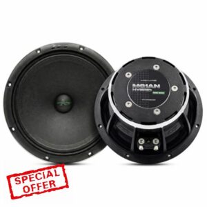 Deaf Bonce Apocalypse AP-M61AN Hybrid | 6.5" Neodymium-Ferrite Mid-Range Car Speakers (Pair) – 180W RMS