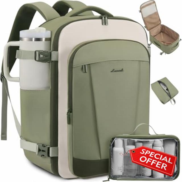 LOVEVOOK 40L Travel Backpack for Women & Men