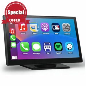 7" HD Portable Wireless Carplay Screen for Car
