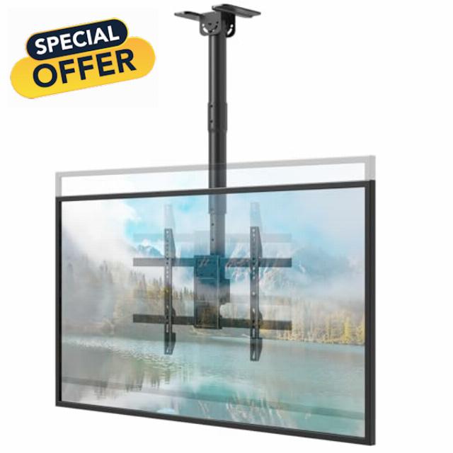 TV Ceiling Mount for Most 43-86 inch TV up to 132lbs