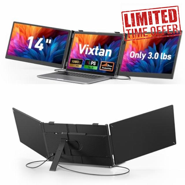 Vixtan 14" Triple Laptop Screen Extender