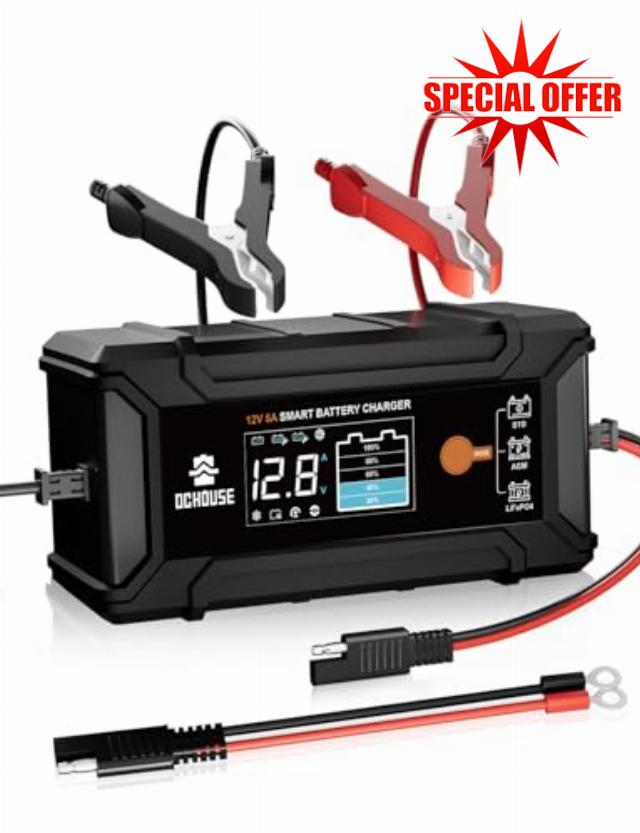 DC HOUSE 12V 5A Battery Charger