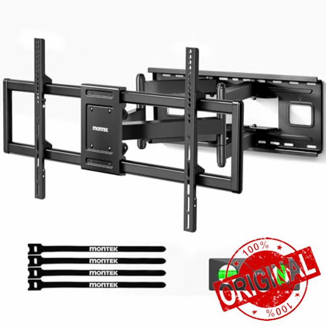 monTEK Heavy Duty Full Motion TV Wall Mount for 43-98 Inch Large TVs Hold up to 265 lbs