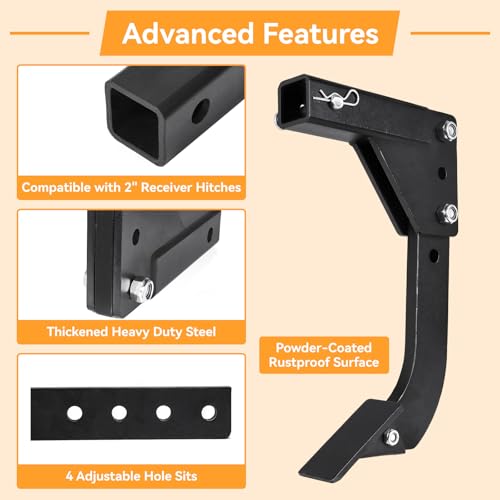Reinforced Middle Buster with Replaceable Teeth for Garden Trenching and Digging