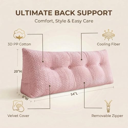 Leaf Pattern Wedge Pillow