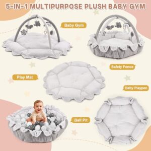 Tummy Time Mat & Cards - Extra Large