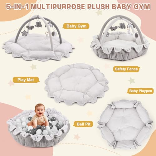 Tummy Time Mat & Cards - Extra Large