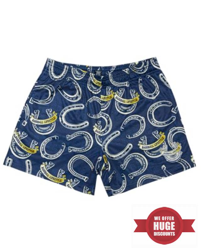 Baseball Lifestyle 101 Boy's Wild West Windup Mesh Shorts with Side Pockets and Elastic Waist