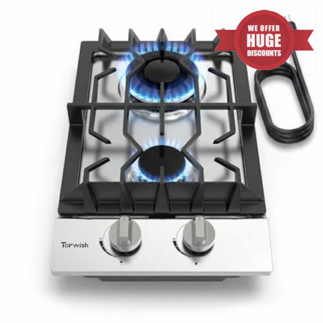 TOPWISH 12 Inch Gas Cooktop