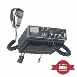 Ranger Superstar SS-148 Pro High Power 10 Meter Amateur Radio 300W+ PEP Transmit Power Built-in Cooling Fan & Massive Heat Sink Metal-Reinforced Panel with Large 4-Scale Precision Meter SRA-198 Mic