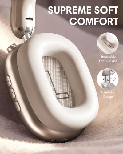 Foldable Wireless Over Ear Bluetooth 5.4 Headset