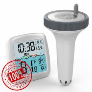Pool Thermometer Floating Easy Read - Upgraded IPX8 Swimming Pool Thermometer