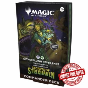 Magic: The Gathering Secrets of Strixhaven Commander Deck - Witherbloom Pestilence (100-Card Deck