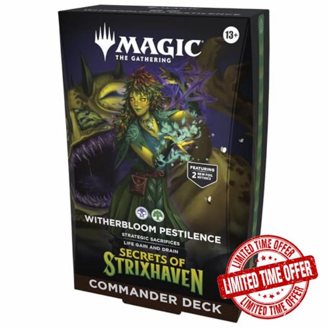 Magic: The Gathering Secrets of Strixhaven Commander Deck - Witherbloom Pestilence (100-Card Deck