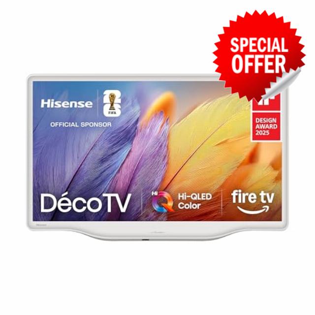 Hisense 32-Inch S5 DécoTV Series QLED FHD Smart Fire TV (32S5QF