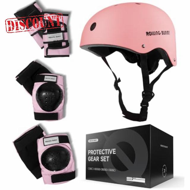 Skating Protective Gear Set for Adults & Youth - Helmet