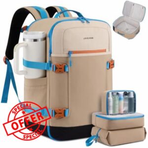 LOVEVOOK 40L Travel Backpack for Women & Men