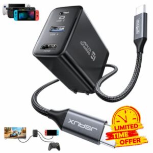 JSAUX 65W Switch Dock with 4K@60Hz HDMI