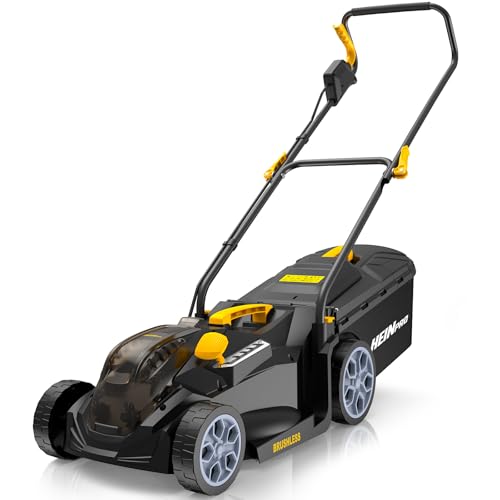 2-in-1 Brushless Electric Lawn Mower for Small Yards