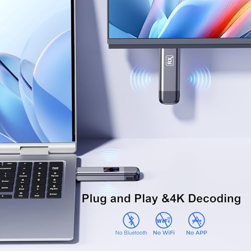 4k Decode 1080P Output Wireless HDMI Extender Kit Plug & Play Portable 2.4g/5g